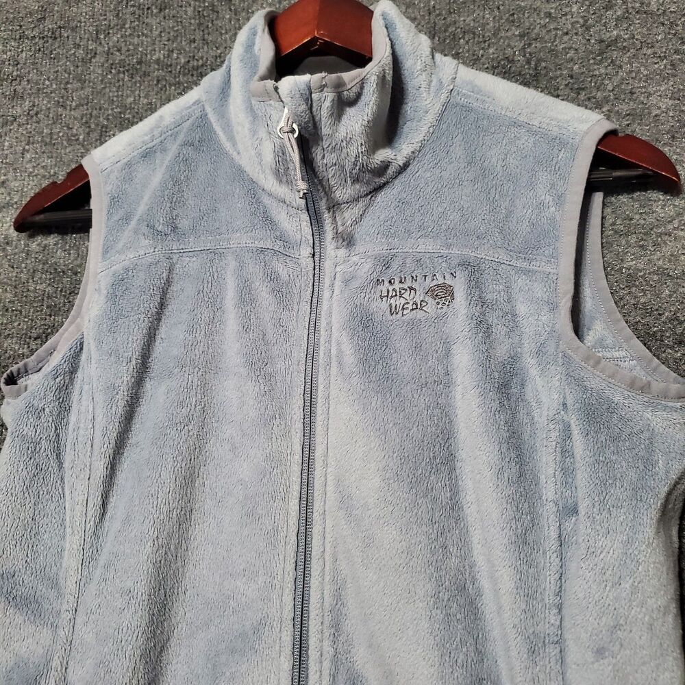 Mountain Hardware Vest Womens Small Fleece Full Zip Pockets Outdoor Casual Y2K
